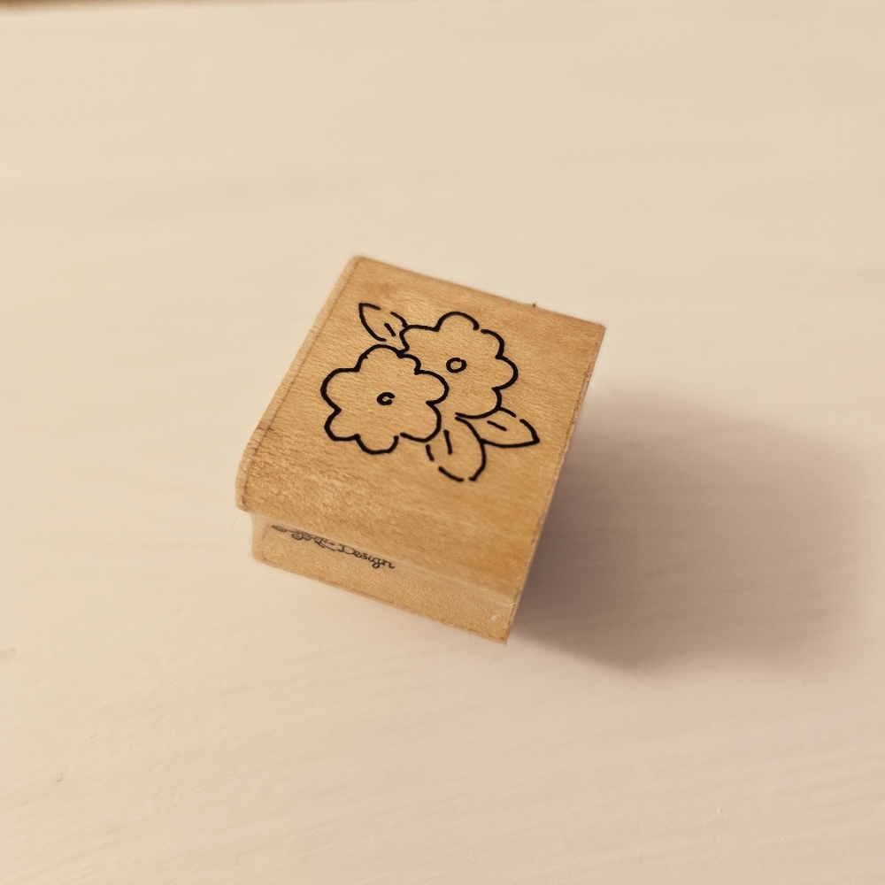 Small Flower Rubber Stamp